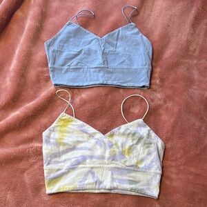 Aeropostale Women's Camisoles - Blue and Tie-Dye